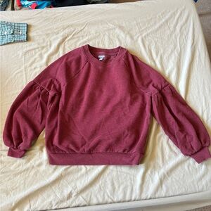 Aerie puff sleeve sweatshirt